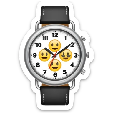 analog watch sticker