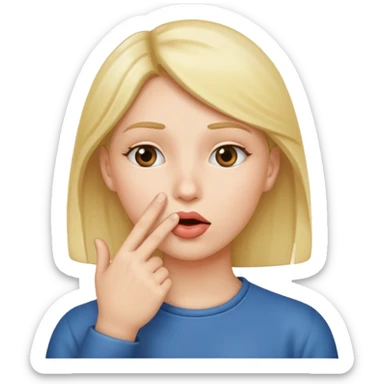 🫂+🤫 sticker
