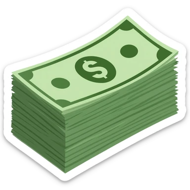 cash sticker