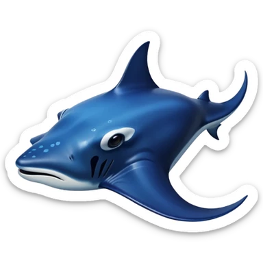 Manta Ray sticker