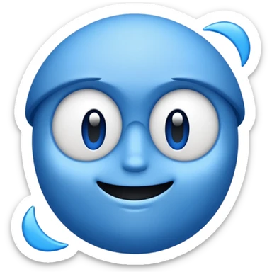 2026 blue text sticker