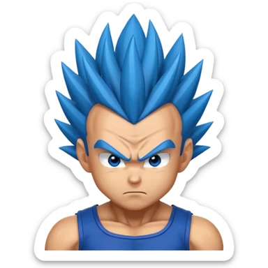 Vegeta blue sticker