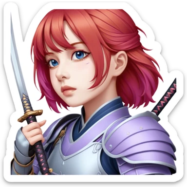 Gentle Samurai sticker