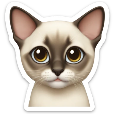 Siamese kitten sticker