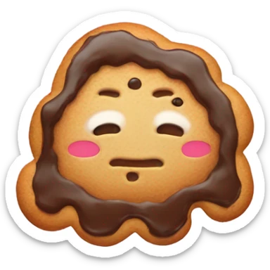 Soaking wet cookie sticker