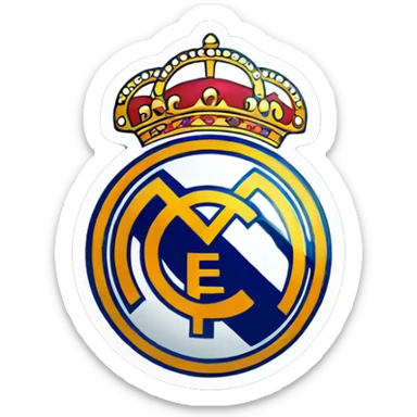 Real madrid logo sticker