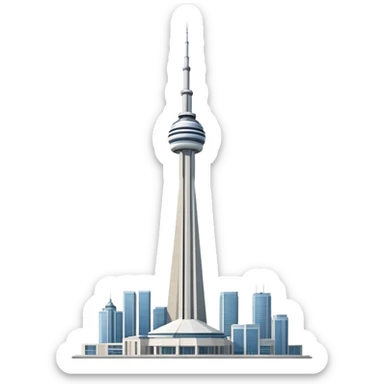 CN towers sticker