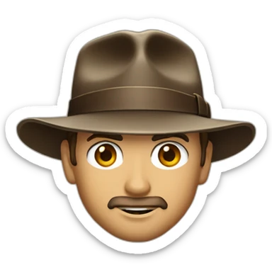 Indiana Jones dedo arriba sticker