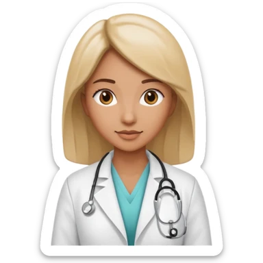 ocupational medicine woman  sticker