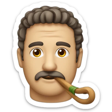 Cane che si soffia il naso sticker