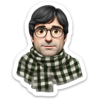 carles puigdemont with keffiyeh sticker