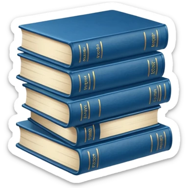 Blue books 📚  sticker