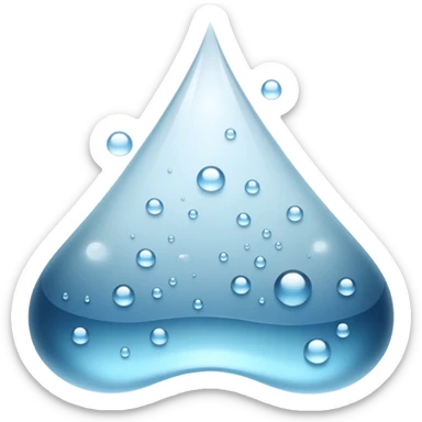 a close-up of a glass surface covered with small water droplets and light fog, as if from steam or humidity — some droplets sliding down slowly — soft reflections and blurred transparency give a realistic misty look — clean, glossy design with gentle lighting sticker