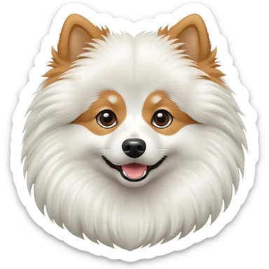 German Spitz dog sticker