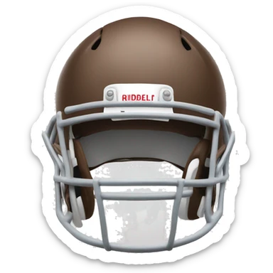 Football Helmet Riddell sticker