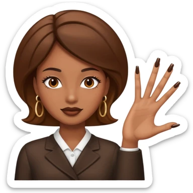 🧖🏽‍♀️💅 sticker