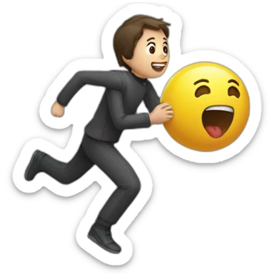 ai escaping humans sticker