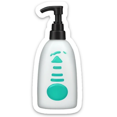 Radican soft shampoo bottle sticker