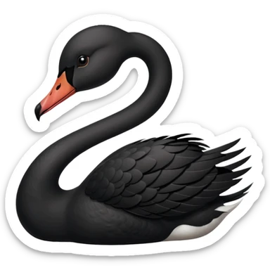 Cisne negro sticker