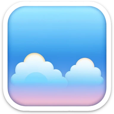 Light sky blue aesthetic  sticker