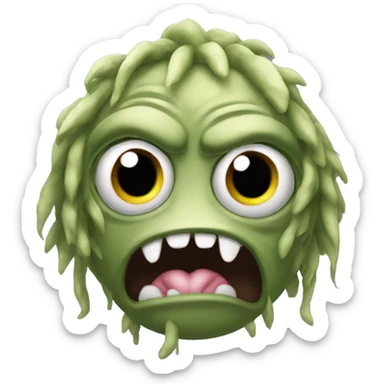 The ugliest creature in the world sticker