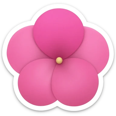 Flower petals sticker