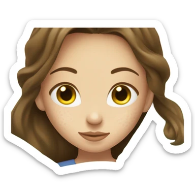 Girl with brown hair freackles white skin tone and blue eyes wears green sheet mask relaxing her eyes closed a pickle over her eyes sticker