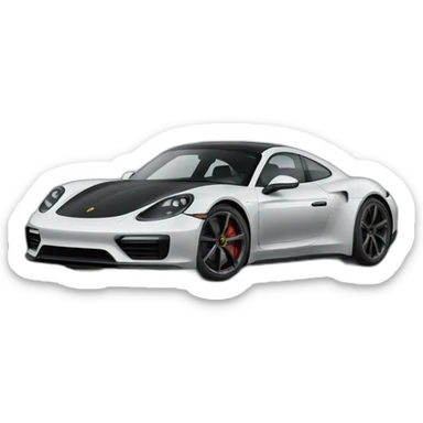 Porche mission E sticker