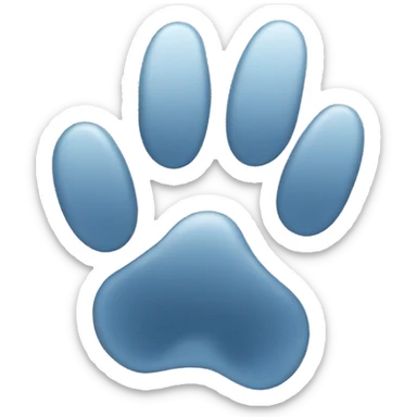 waves paw sticker