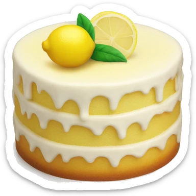 Lemon cake sticker