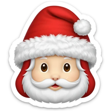 Christmas hat emoji sticker