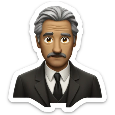 Woland from the film master and Margarita  sticker