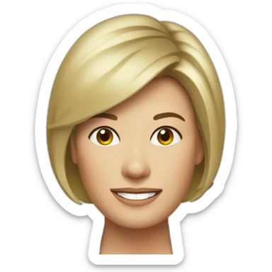 Uncanny Martha Stewart sticker