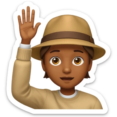 Dabing emoji sticker