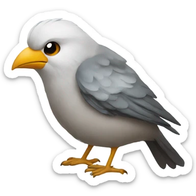 rizzing bird sticker