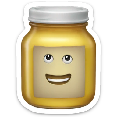 jar of ghee sticker