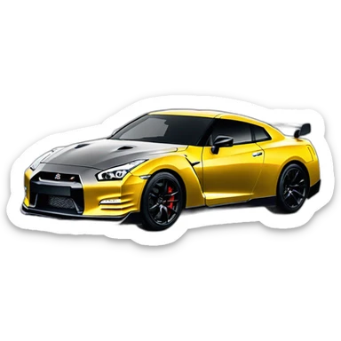 nissan gtr35 toyota supra mk4 sticker