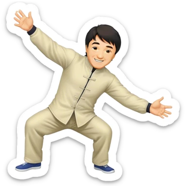 Jackie Chan sticker