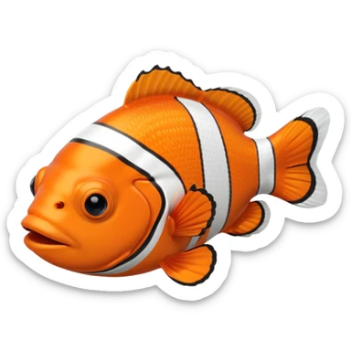 Nemo clownfish sticker