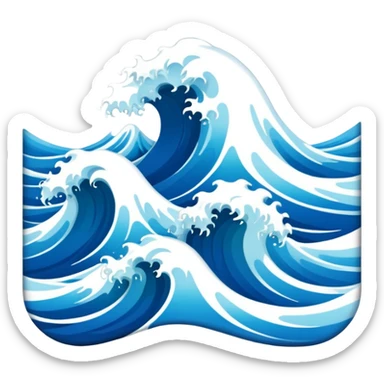 Ocean Waves sticker