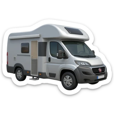 2026 Fiat Ducato camper van light grey sticker