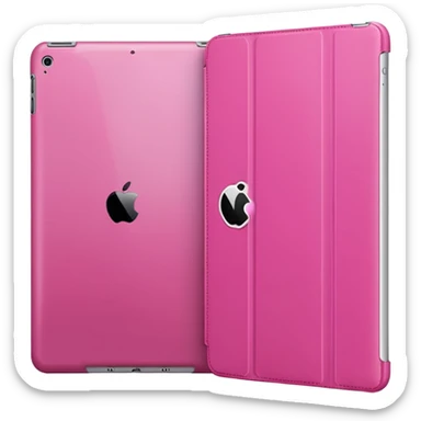 iPad 11 air with a pink case sticker