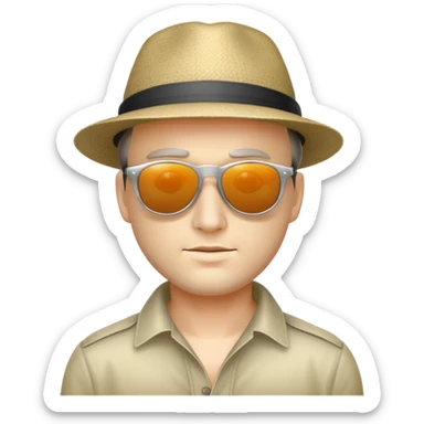 Invisible man sticker