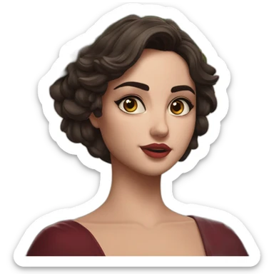 persephone witch ana de armas facial sticker