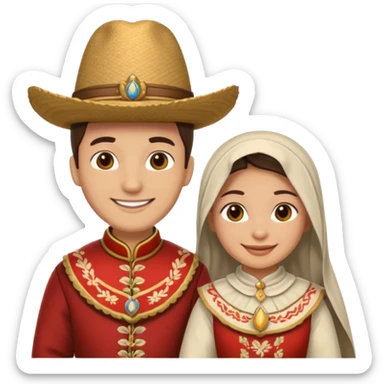 Pareja Guardeses sticker
