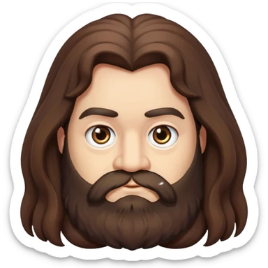 Hagrid from Harry Potter sticker