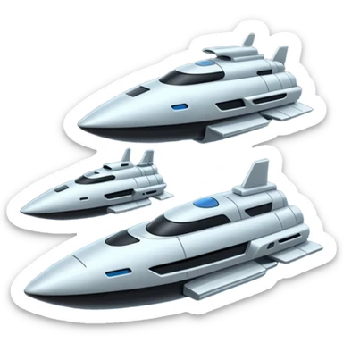 ships in space sticker