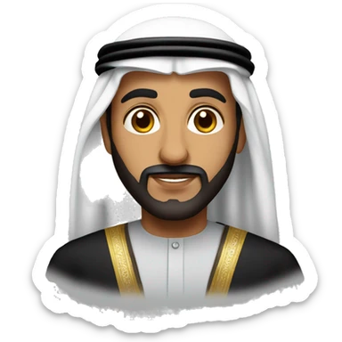 Emirati man sticker