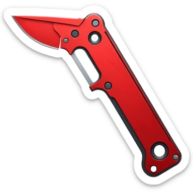 Techno blade emoji sticker