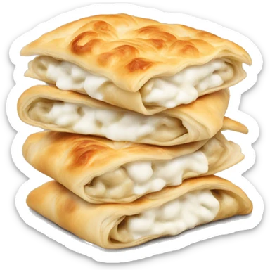 burek filled with white cheese sticker